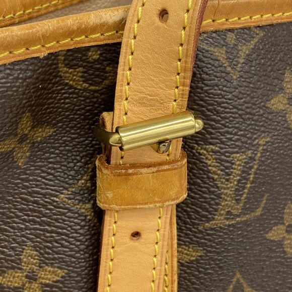 LOUIS VUITTON Authentic Brown Monogram Tote Bag - Picture 11 of 14